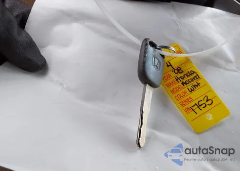 2008 Honda Accord 2.4 Lx-P from USA, damaged, VIN JHMCP26458C031753